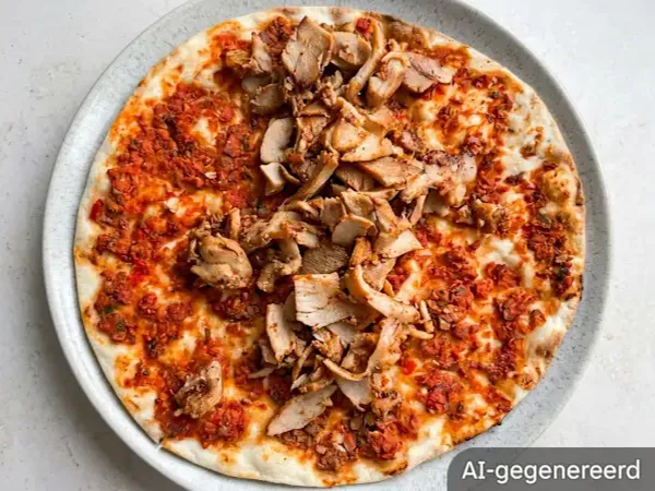 Shoarma pizza